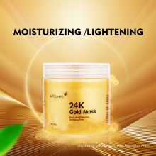 Beliebte aufhellende Gesichtsmaske heißer Verkauf Anti-Aging 24K Gold Collagen Peel Off Gesichtsmaske